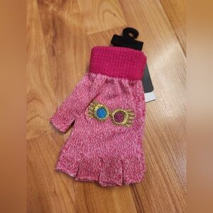 Harry Potter Pink Women's Fingerless Knit Gloves